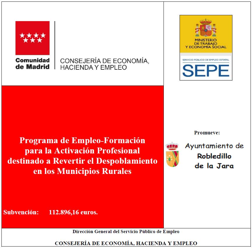 programa de empleo Comunidad de Madrid